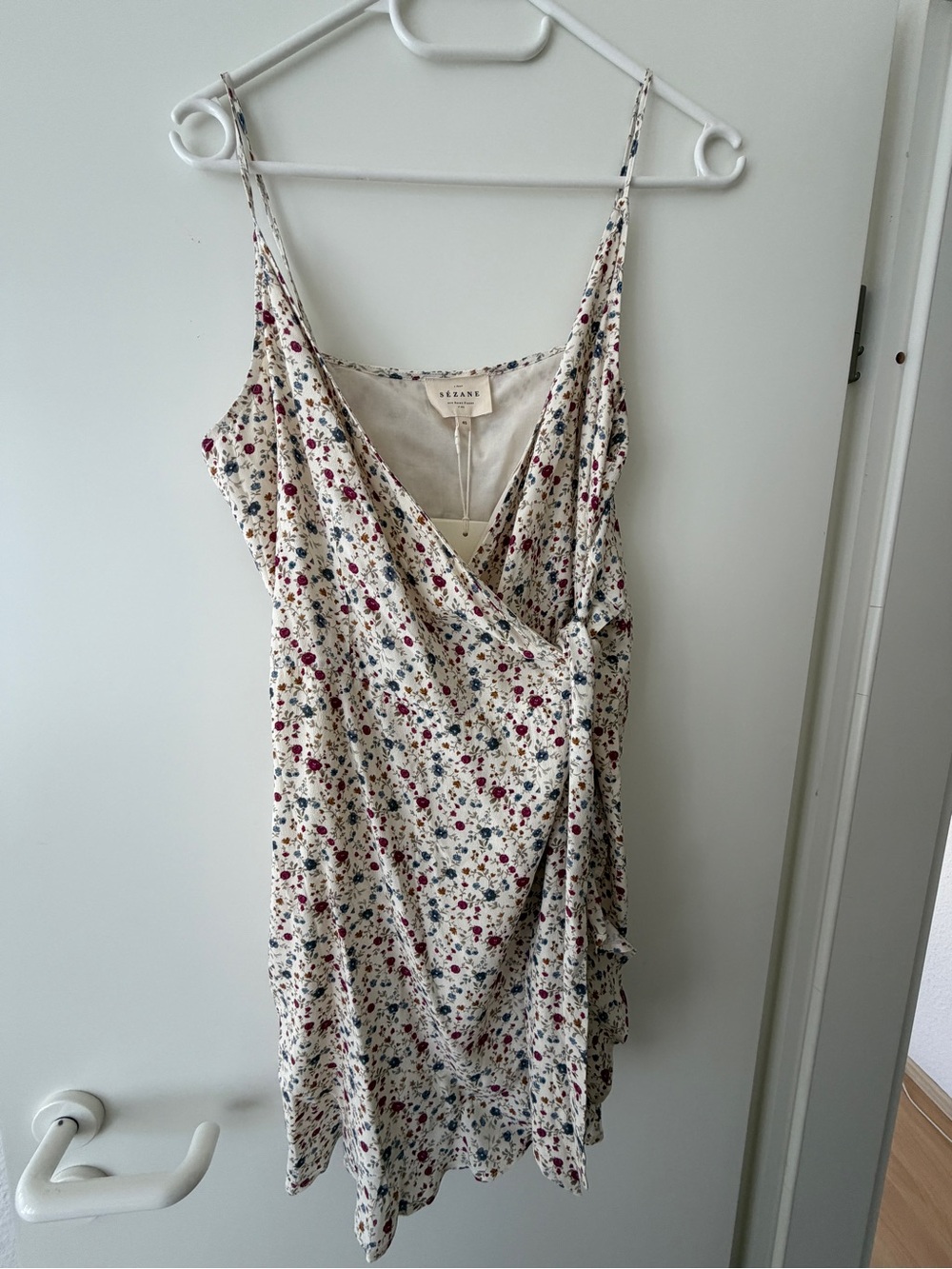Sézane Romantic French Wrap Dress